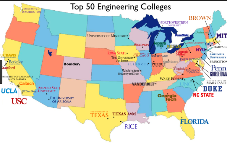 How to gain admission at a top engineering college in the U.S.?